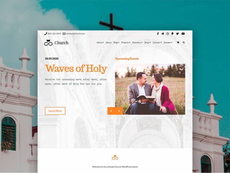 Church WordPress Theme – Religious Website Builder
