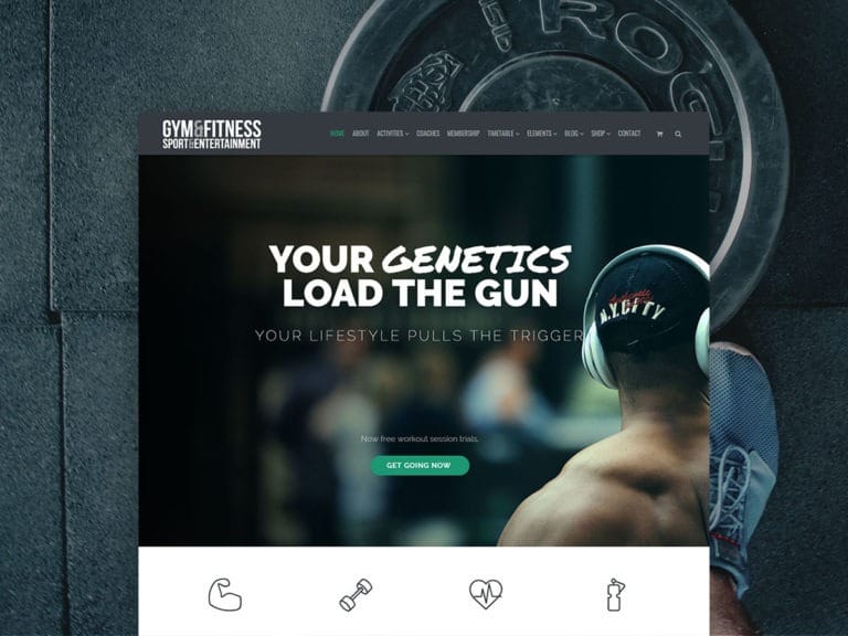 Gym WordPress Theme – Responsive Health and Fitness Template