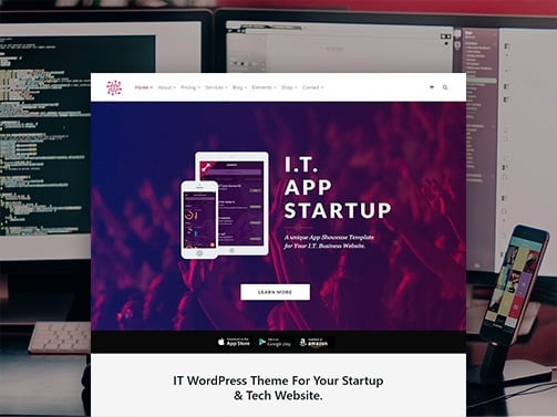 IT WordPress Theme – Tech & Startup Website Builder