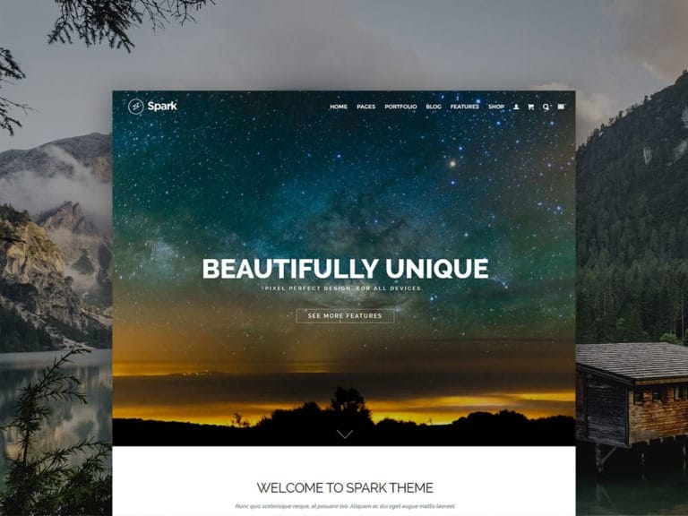 Spark WordPress Theme – Responsive Multi-Purpose Template