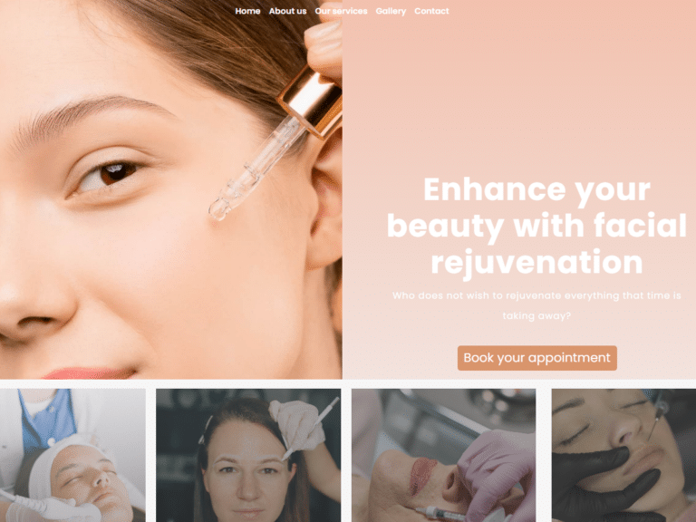 Beauty-Anzu theme Borderless plugin WordPress pre-built website template