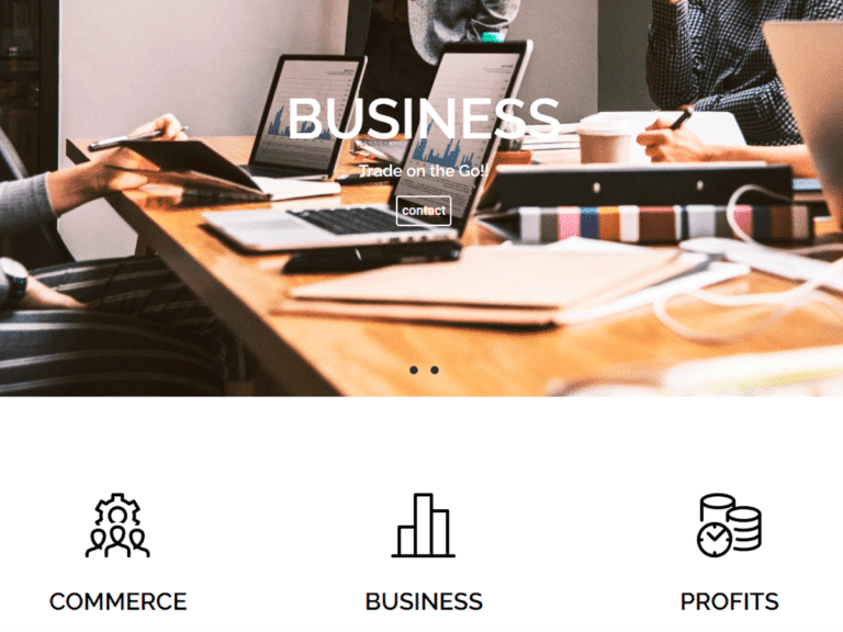 Business-Anzu theme Borderless plugin WordPress pre-built website template