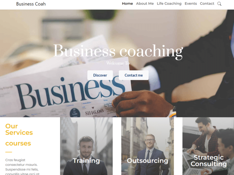 Business-Coach-Anzu theme Borderless plugin WordPress pre-built website template