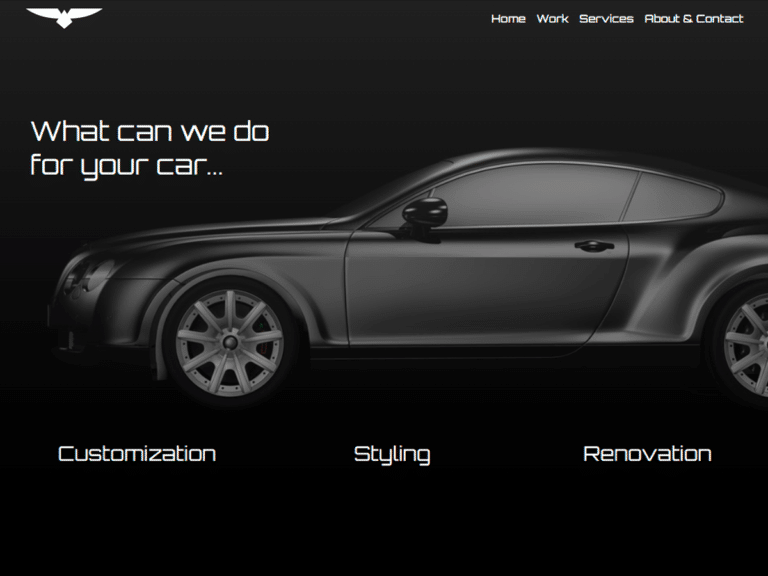 Car-Anzu theme Borderless plugin WordPress pre-built website template