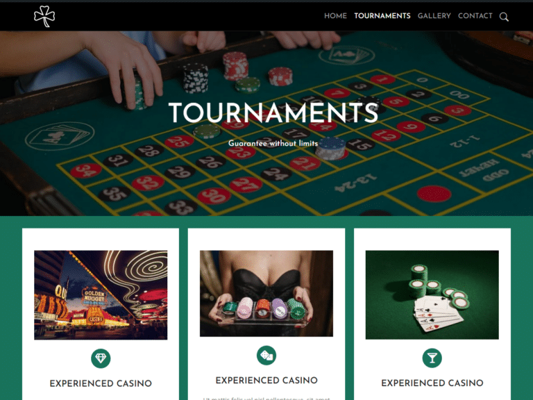 Cassino-Anzu theme Borderless plugin WordPress pre-built website template