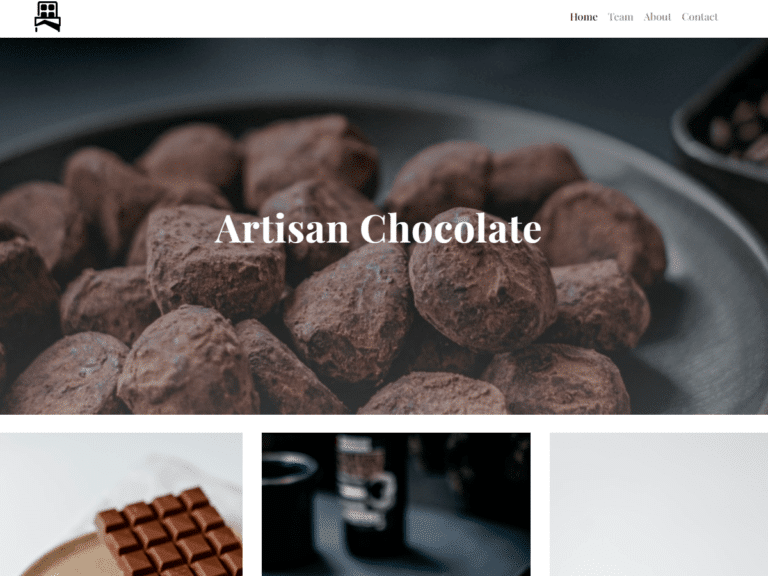 Chocolate-Anzu theme Borderless plugin WordPress pre-built website template